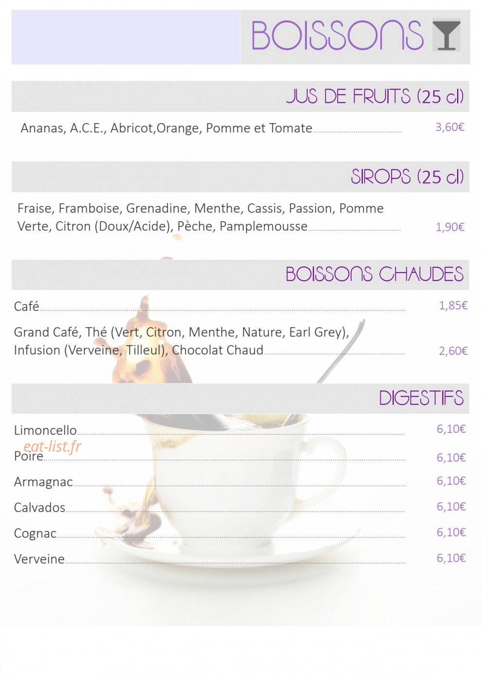 Hôtel Des Voyageurs — carte page 3