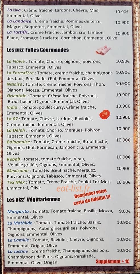 Chez Ever — carte page 2