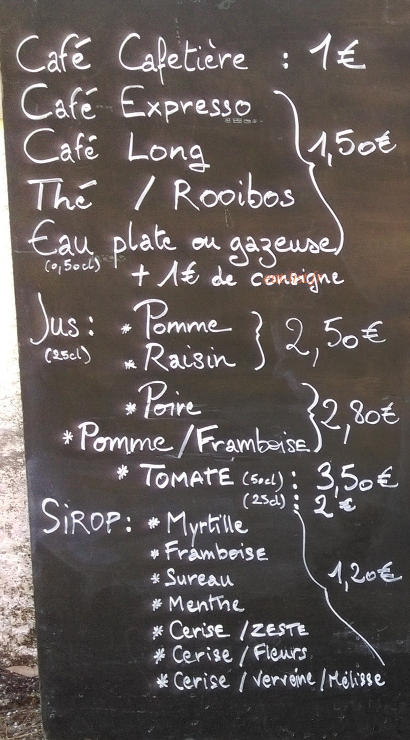 Ah La Bonne Guinguette — carte page 1