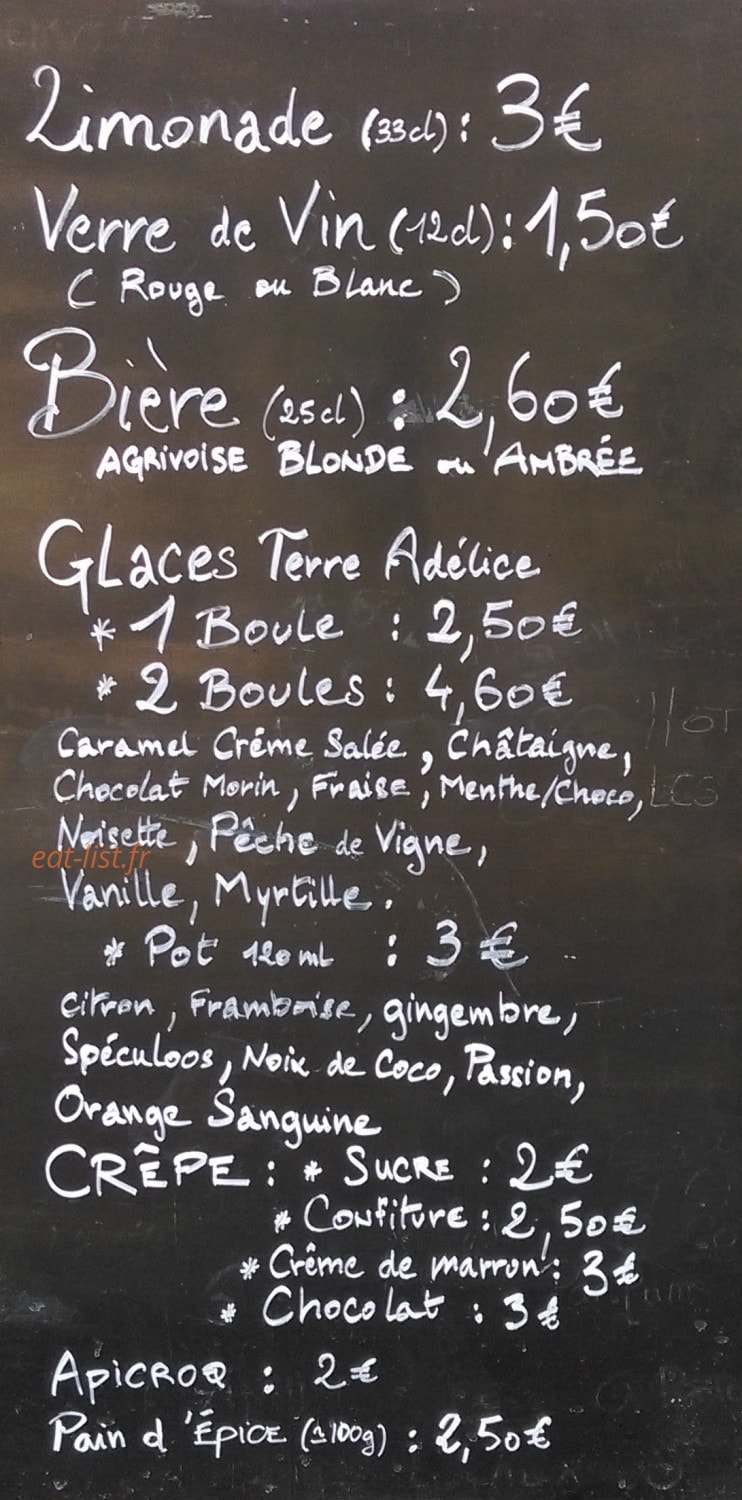 Ah La Bonne Guinguette — carte page 2