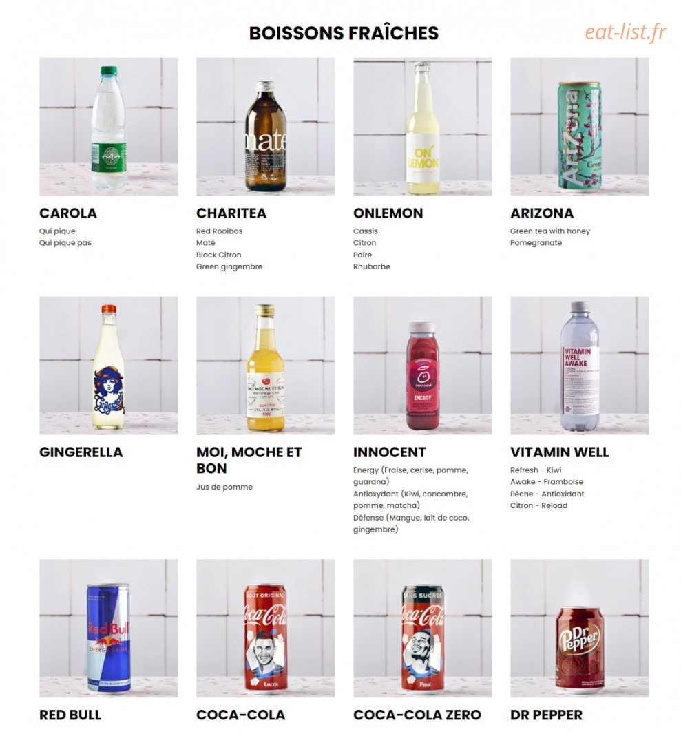 Bagelstein — carte page 8