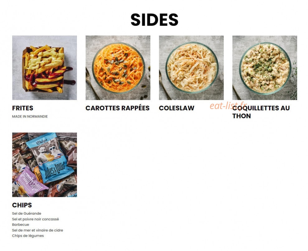 Bagelstein — carte page 4