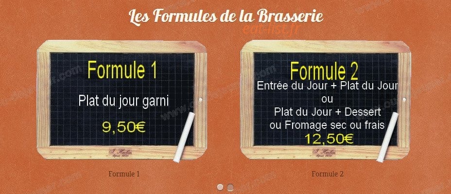 Brasserie du Moulon — carte page 11