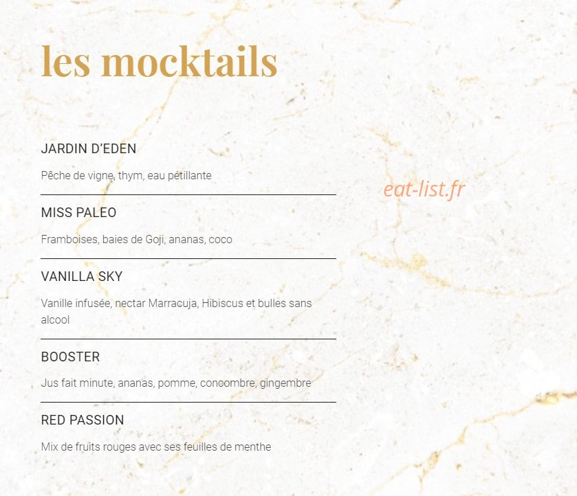 Javas Café — carte page 2