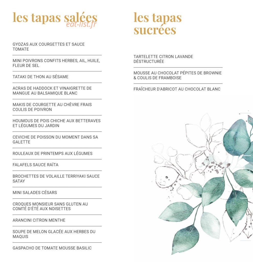 Javas Café — carte page 3