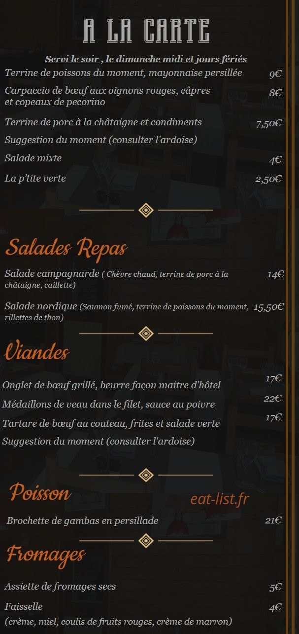La Bouch'en coin — carte page 3