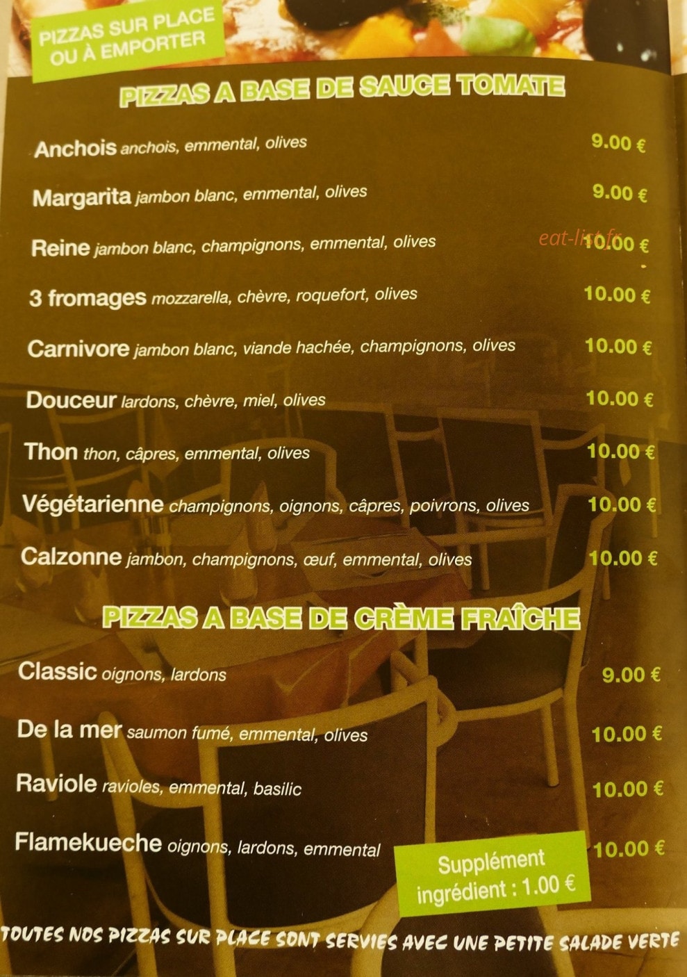 La Détente — carte page 1
