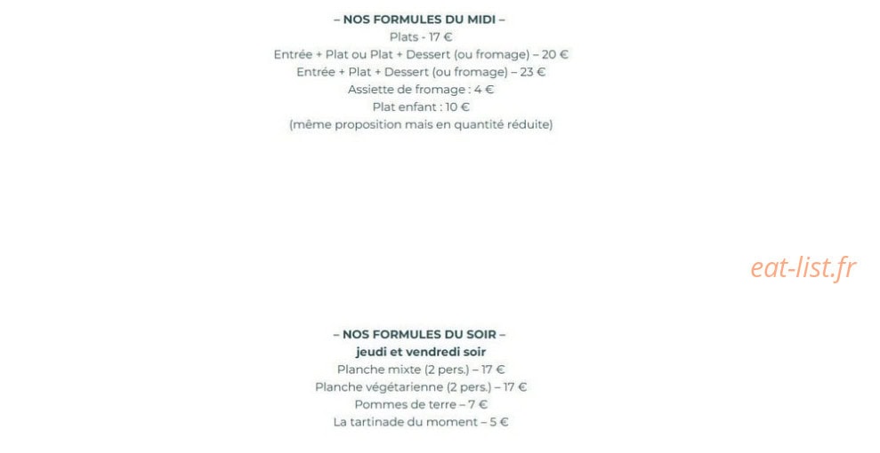 La ferme — carte page 1