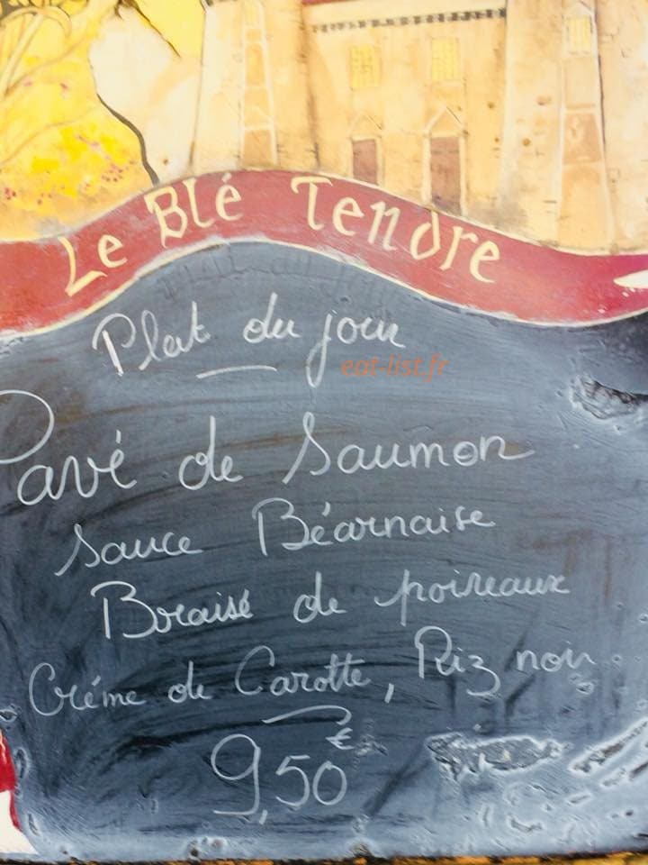Le blé tendre — carte page 1