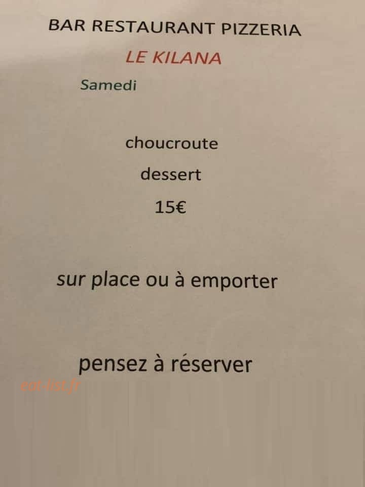 Le Kilana — carte page 1