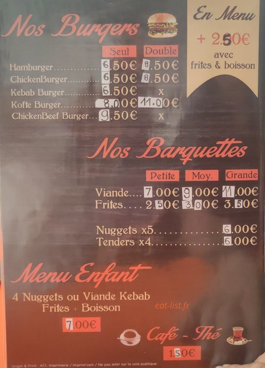 Le Pacha — carte page 1