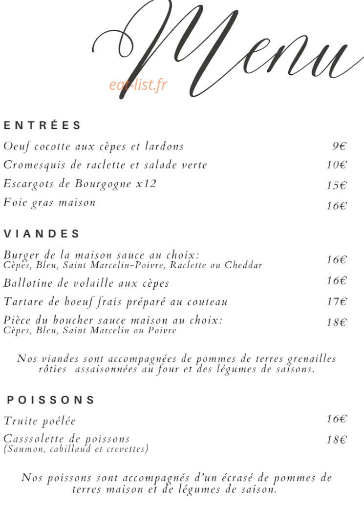 Les cuisines de Parmanie — carte page 1