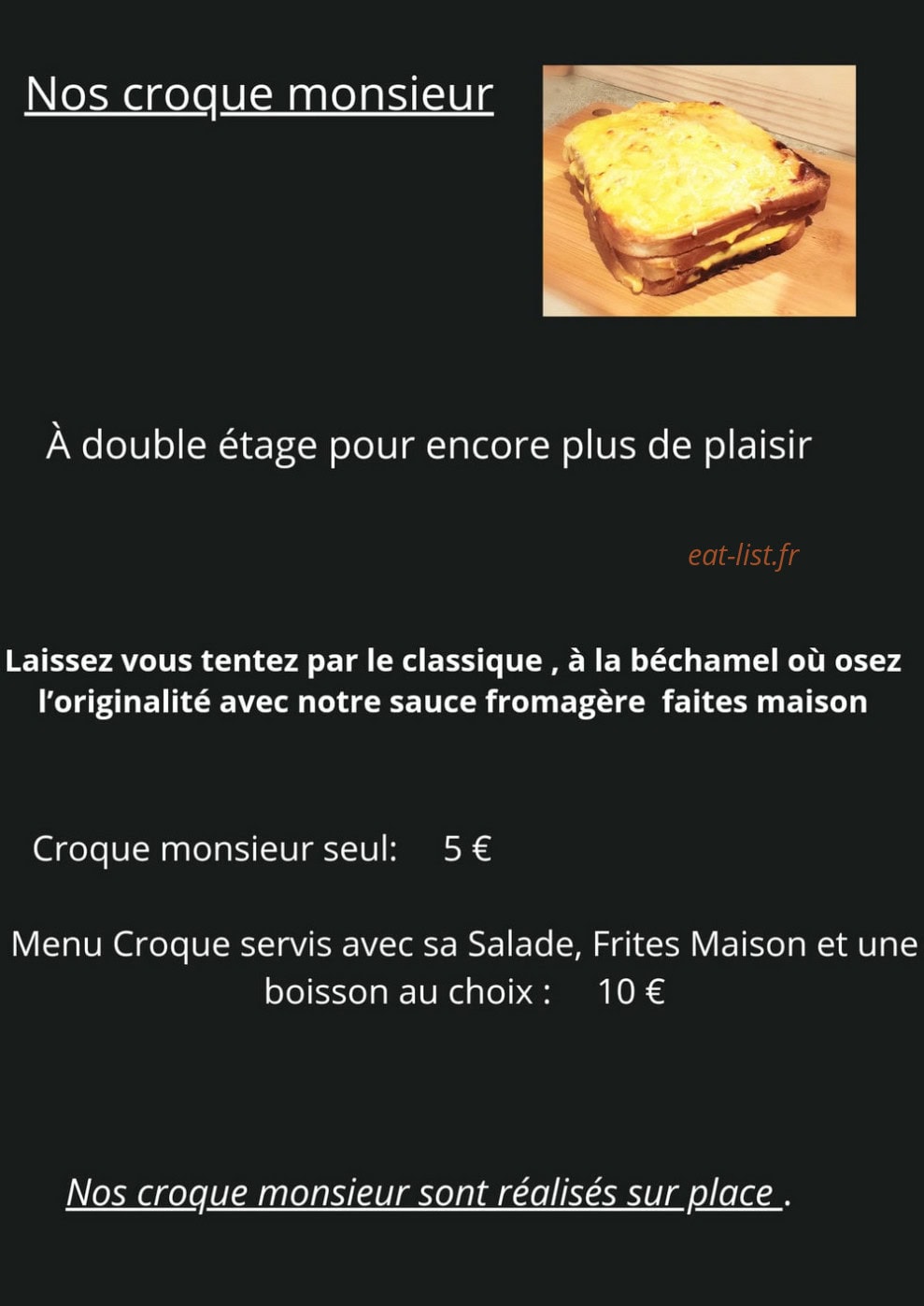Les Délices de Bellande — carte page 2