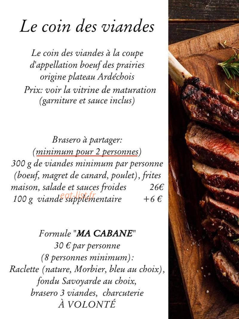 Ma Cabane — carte page 3