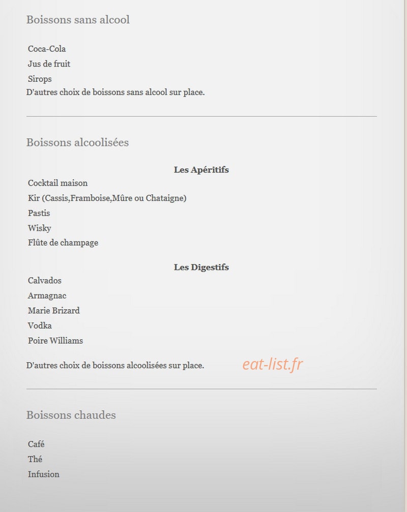 La Pastourelle — carte page 3