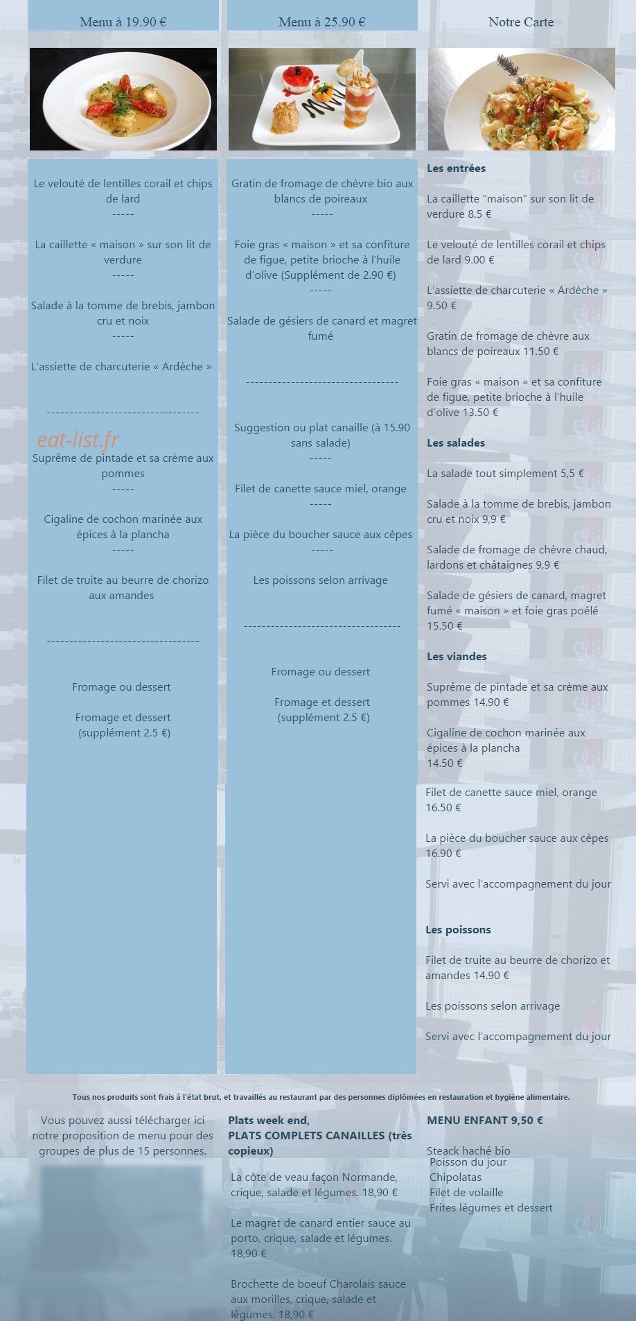 Le Pélican — carte page 2