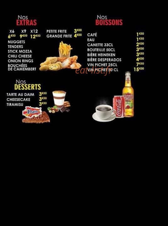 Best Kebab Tacos — carte page 4
