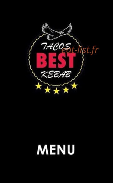 Best Kebab Tacos — carte page 1