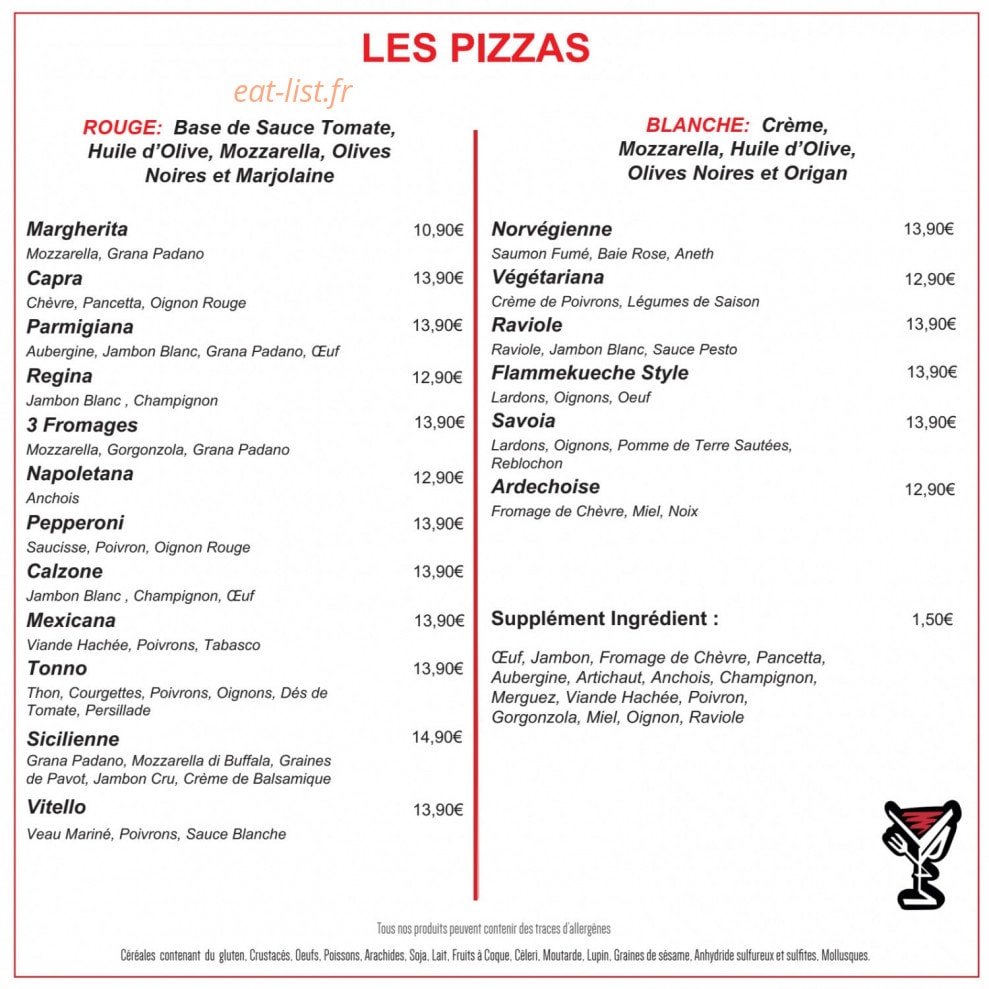 Brasserie Le Spritz — carte page 4