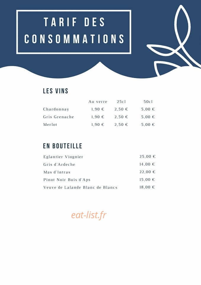 L'Arbre à Pain — carte page 4