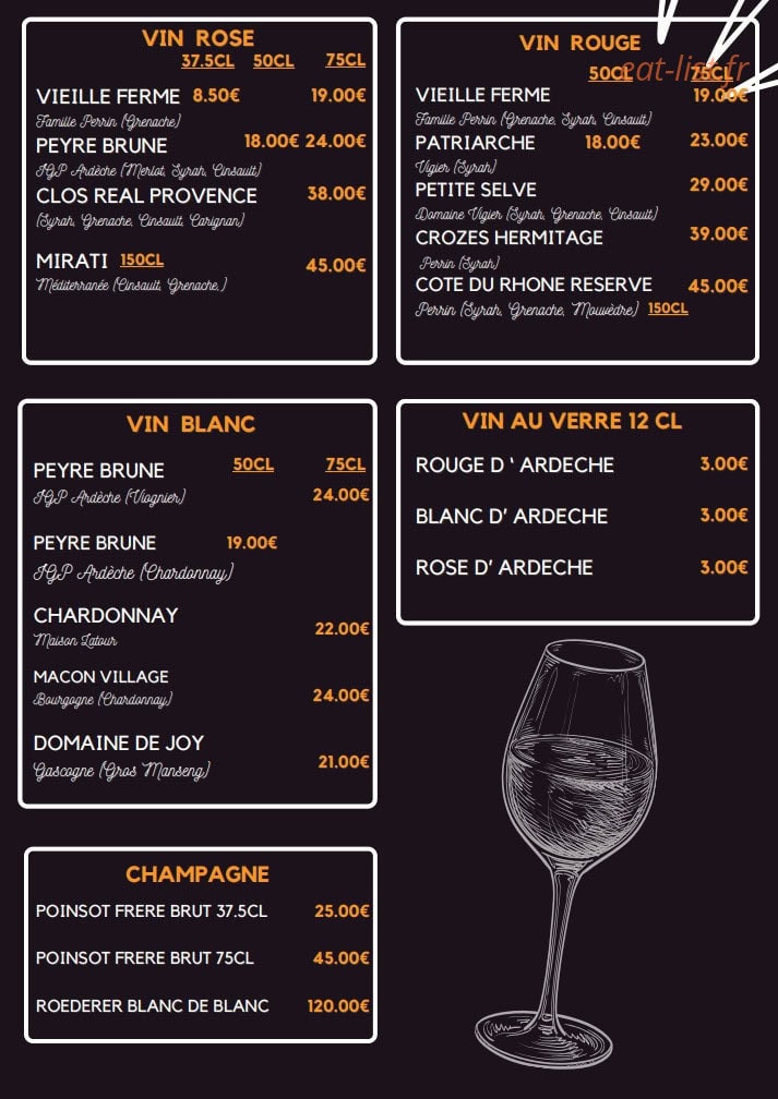 Les Terrasses — carte page 4