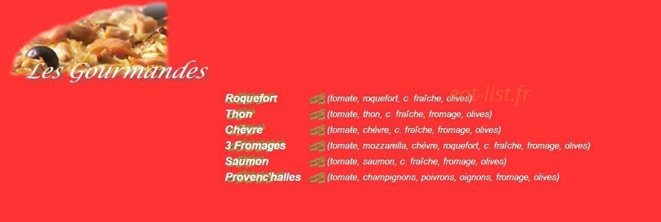 Pizza paella — carte page 2