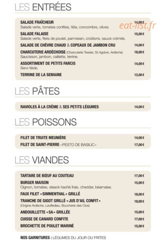 La Falaise — carte page 1