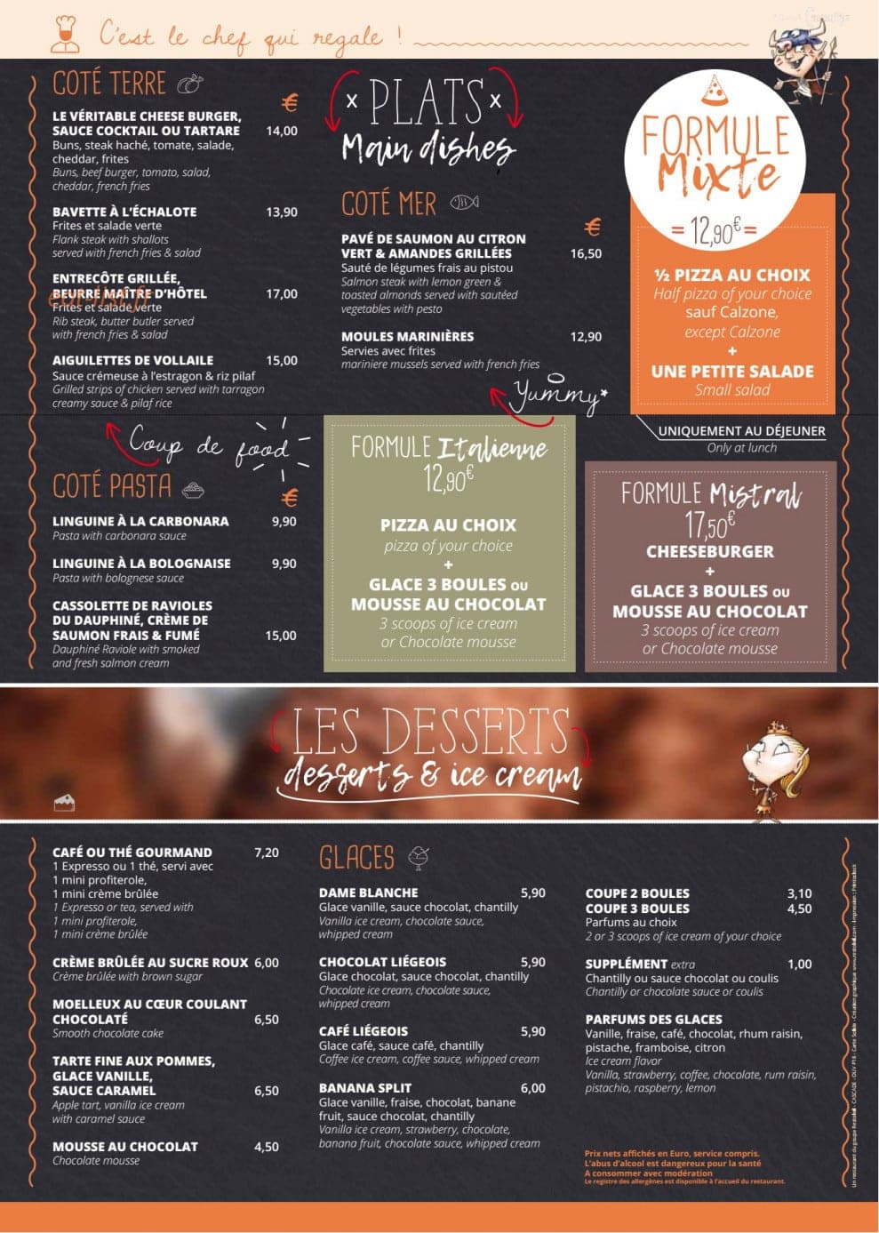 La Cascade — carte page 2