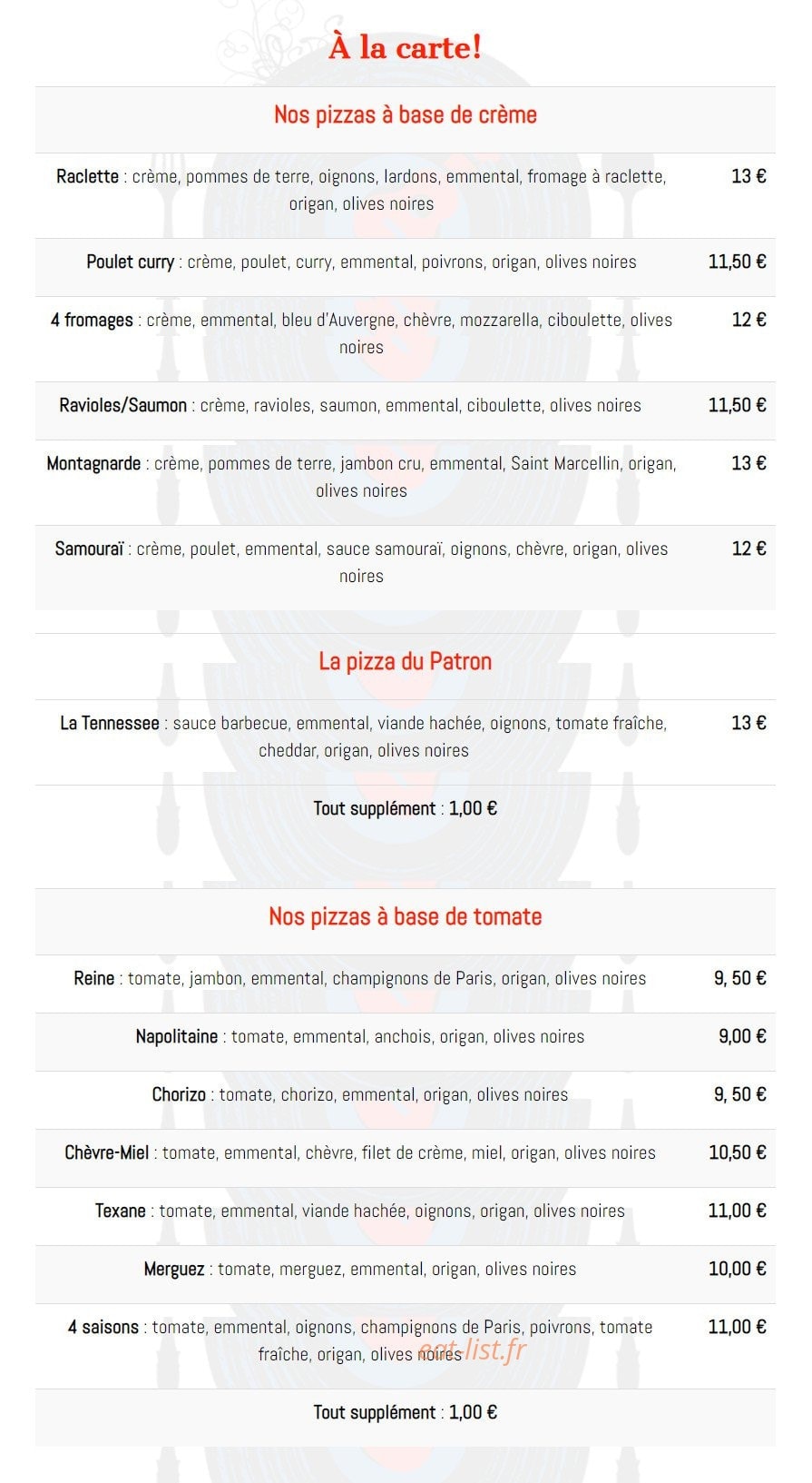 Le Tennessee — carte page 1