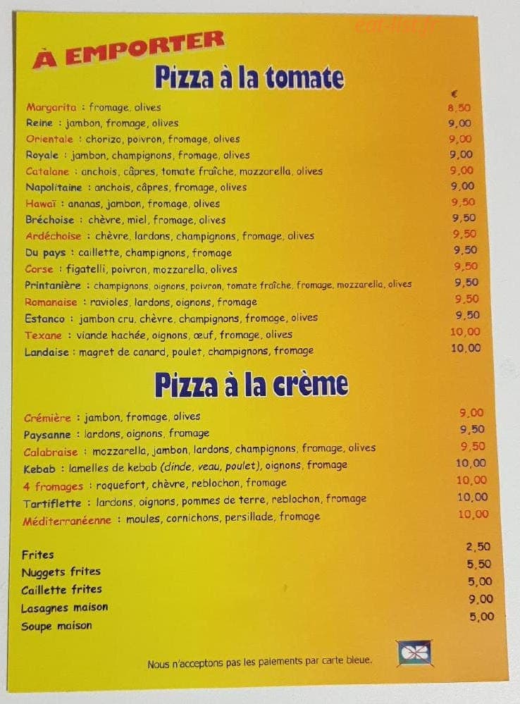 L'Estanco — carte page 1