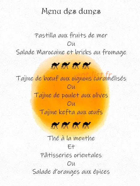 La table de Christine — carte page 3