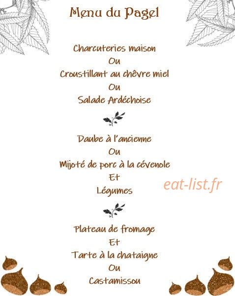 La table de Christine — carte page 5