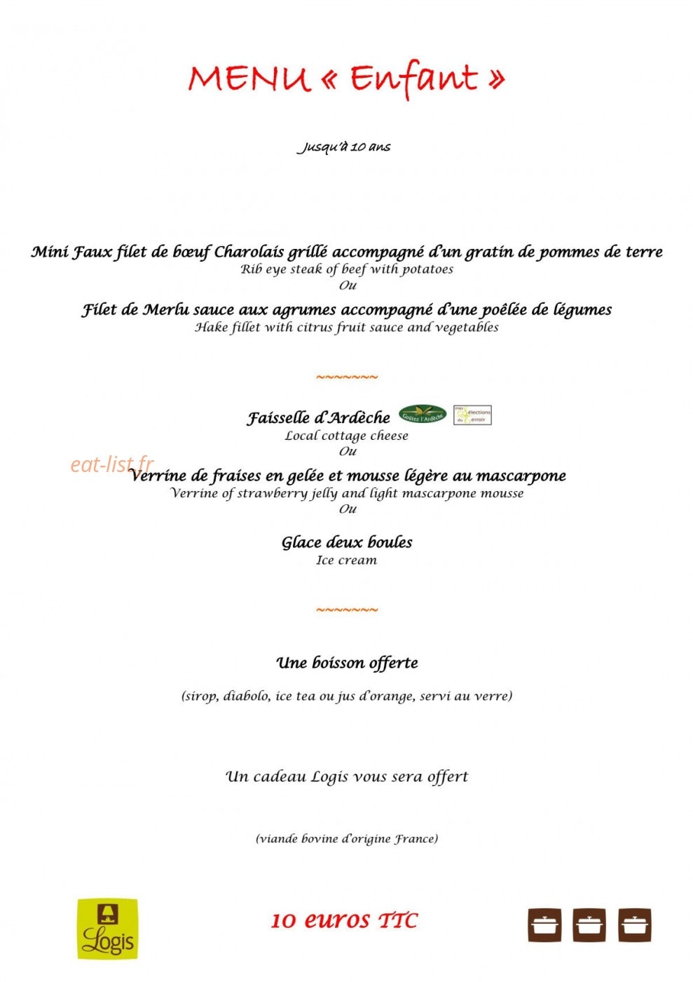 Les Cèdres Ardèche — carte page 4