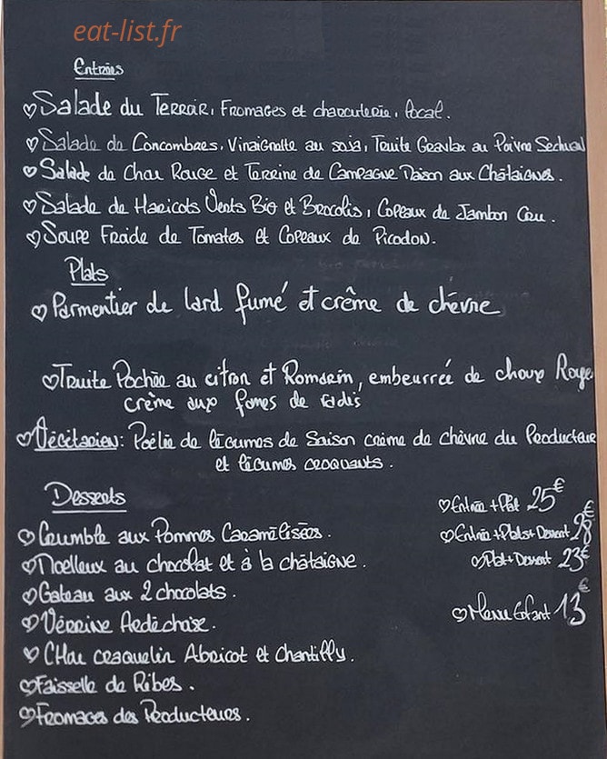 La Cueille — carte page 1
