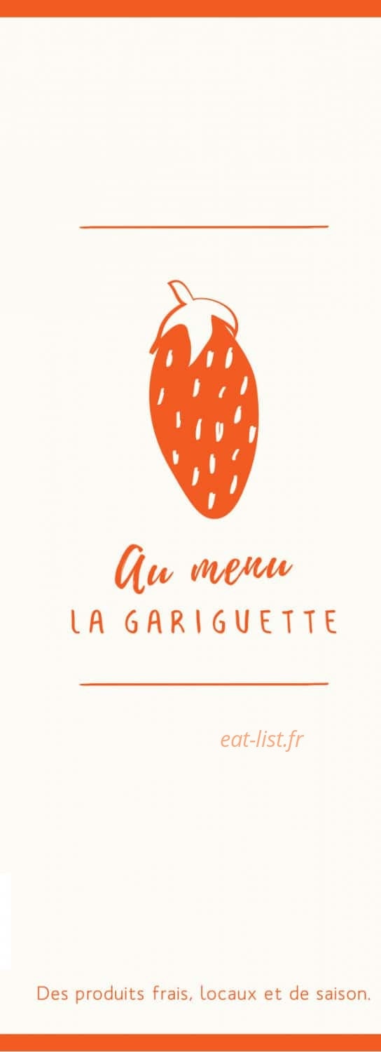 La Gariguette — carte page 1