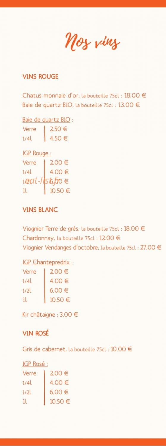 La Gariguette — carte page 4