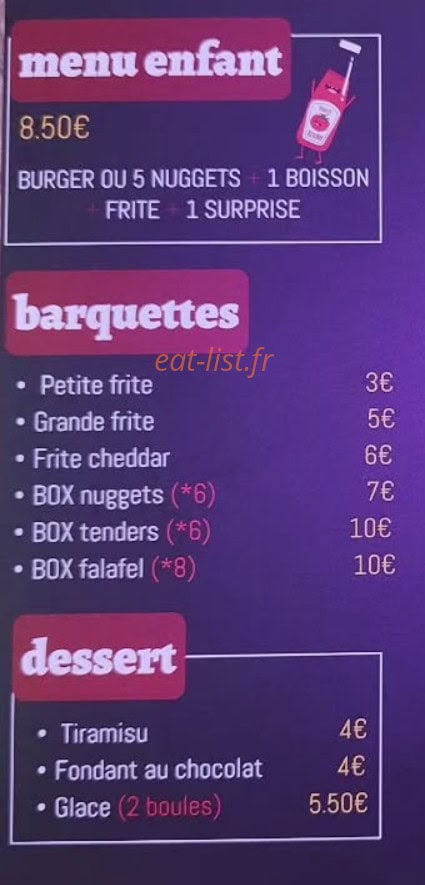 O'grill kebab — carte page 1