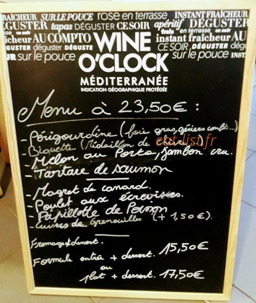 Chez Nath — carte page 1