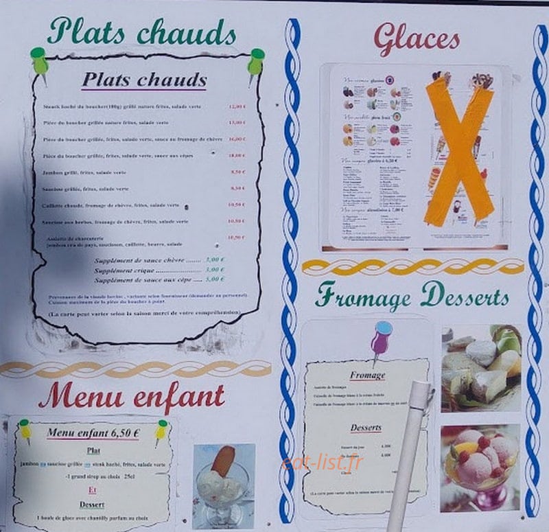 Le Bistrot de la Gare — carte page 4