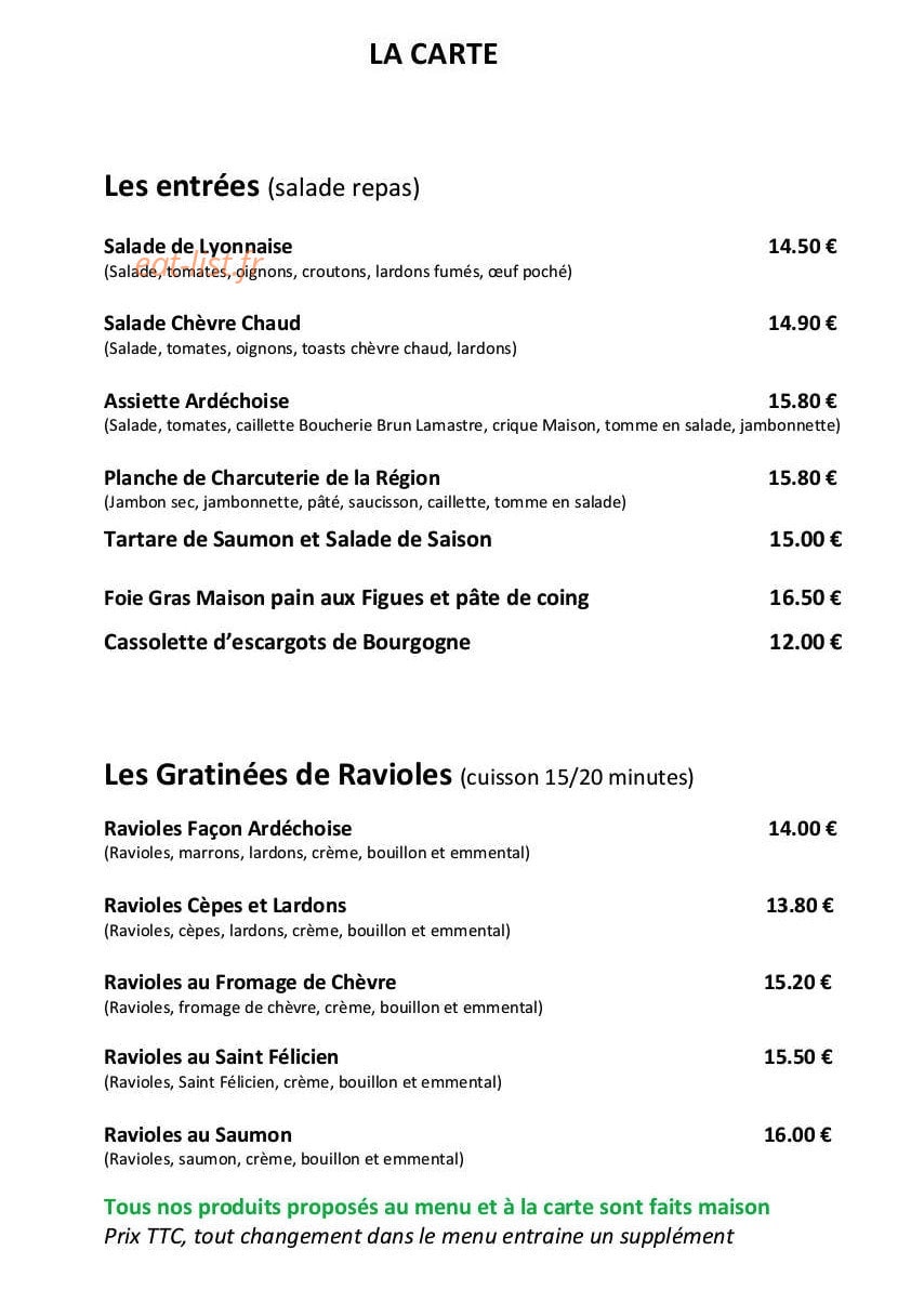 Hôtel des Négociants — carte page 1