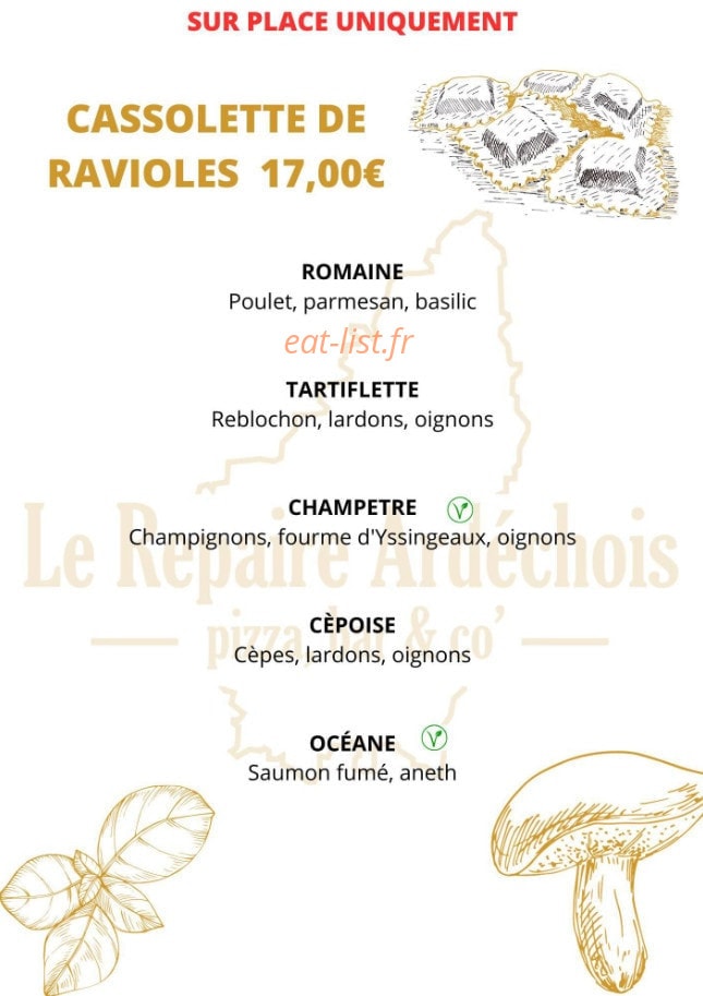 Le Repaire Ardechois — carte page 4