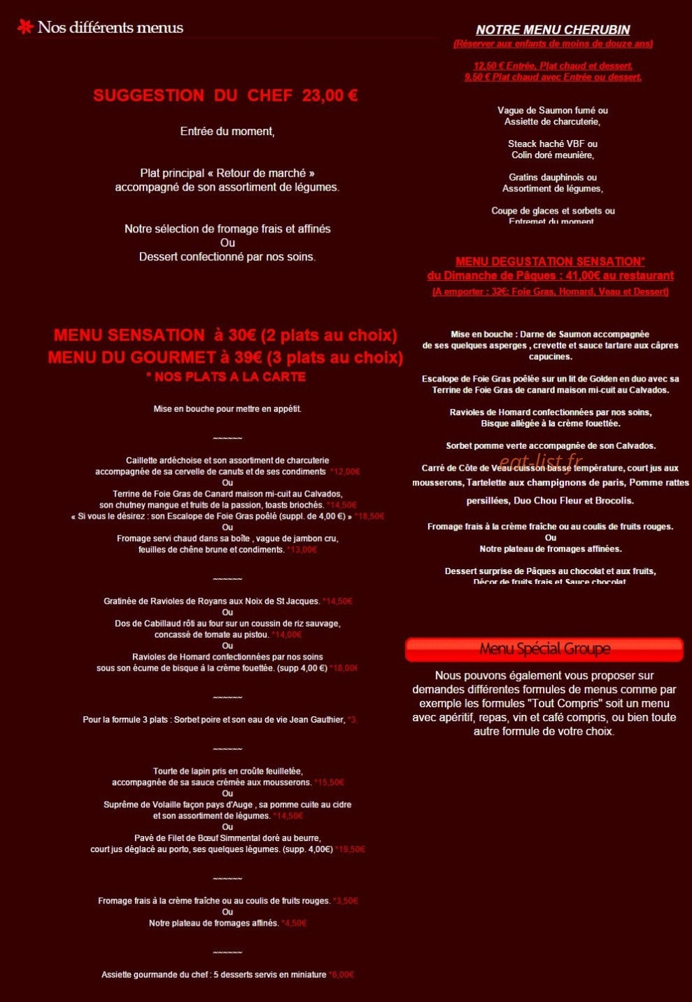 Vincendon — carte page 1