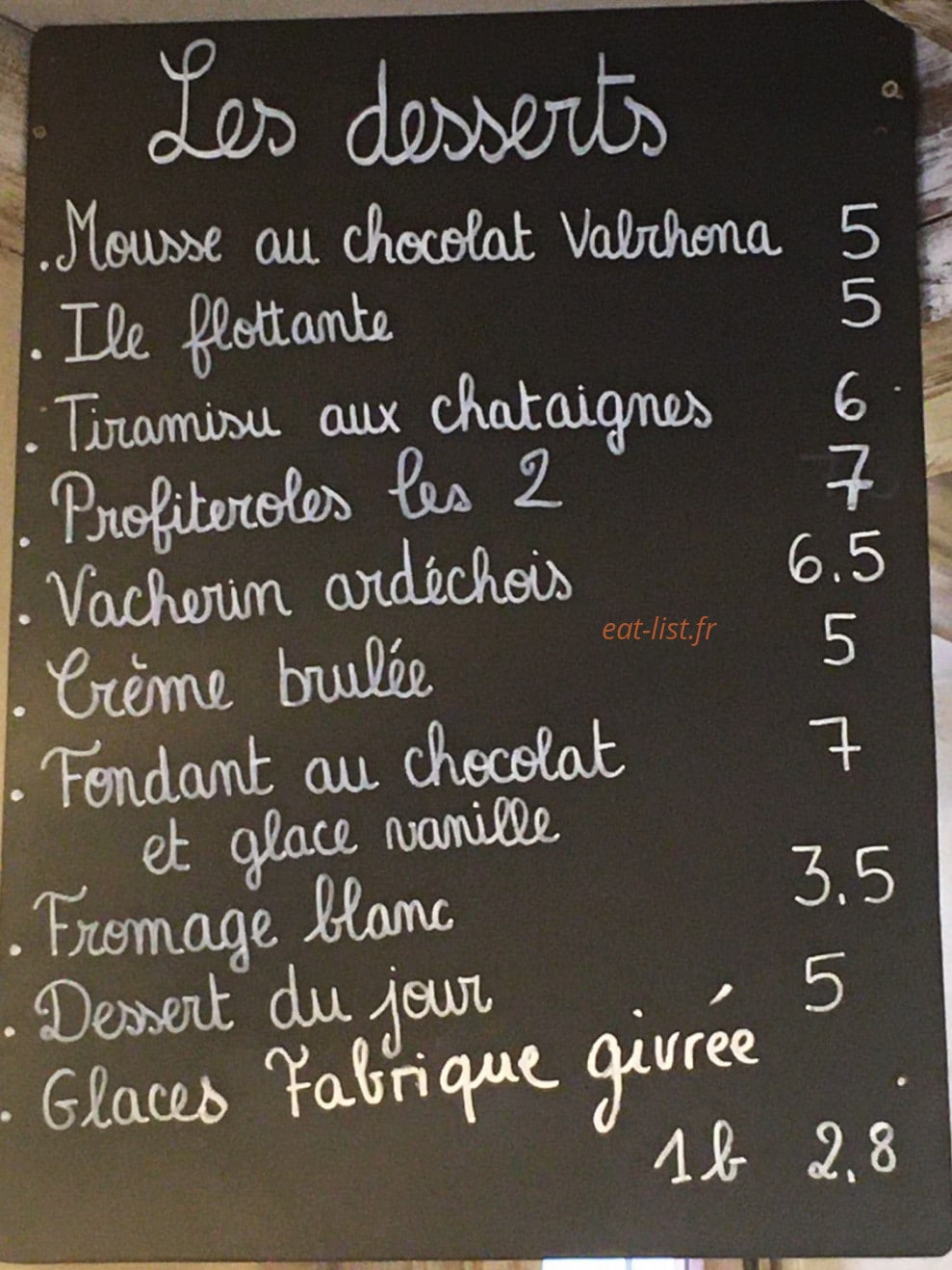 Le Bilboquet — carte page 2