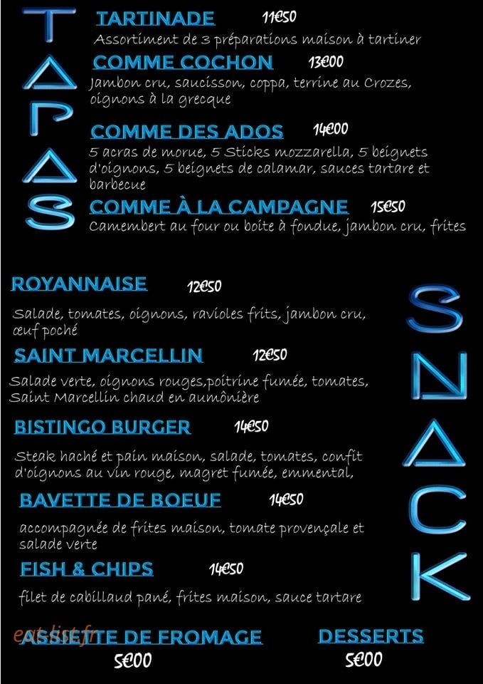 Le Bistingo — carte page 2