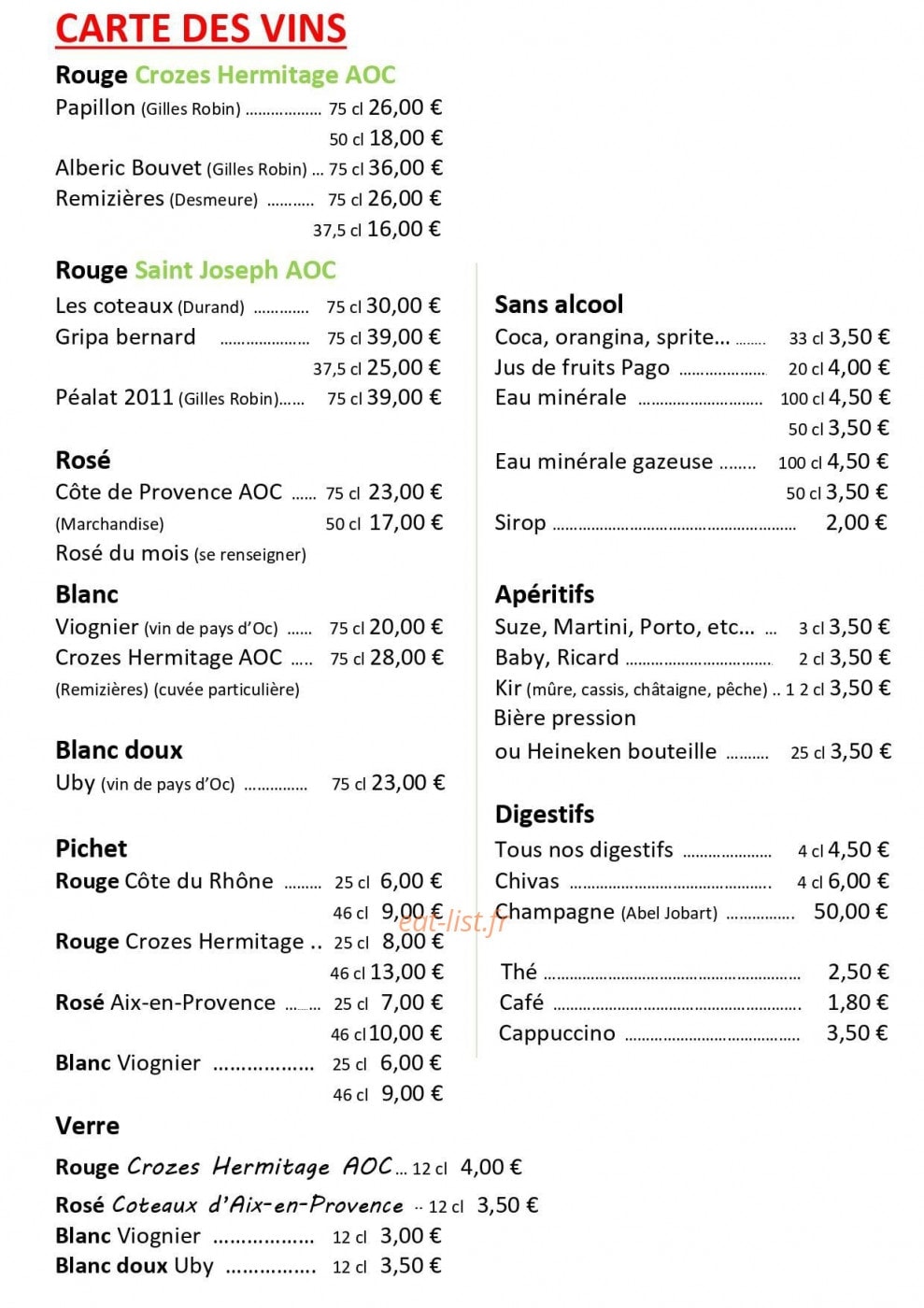 Le Clocher — carte page 9