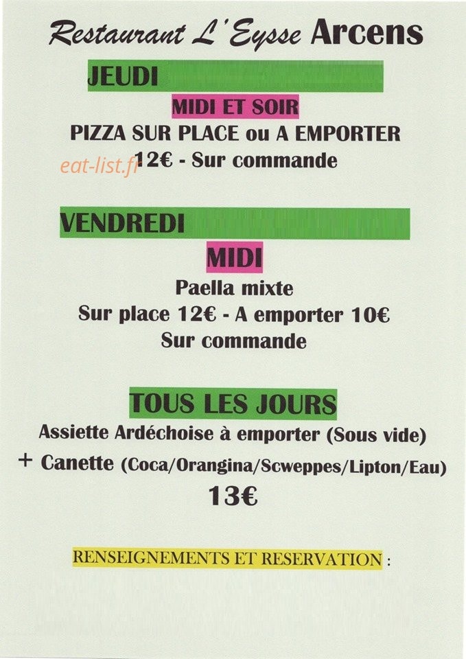 L'Eysse — carte page 1