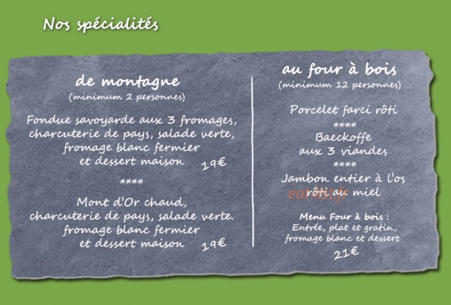 L'oustau — carte page 1