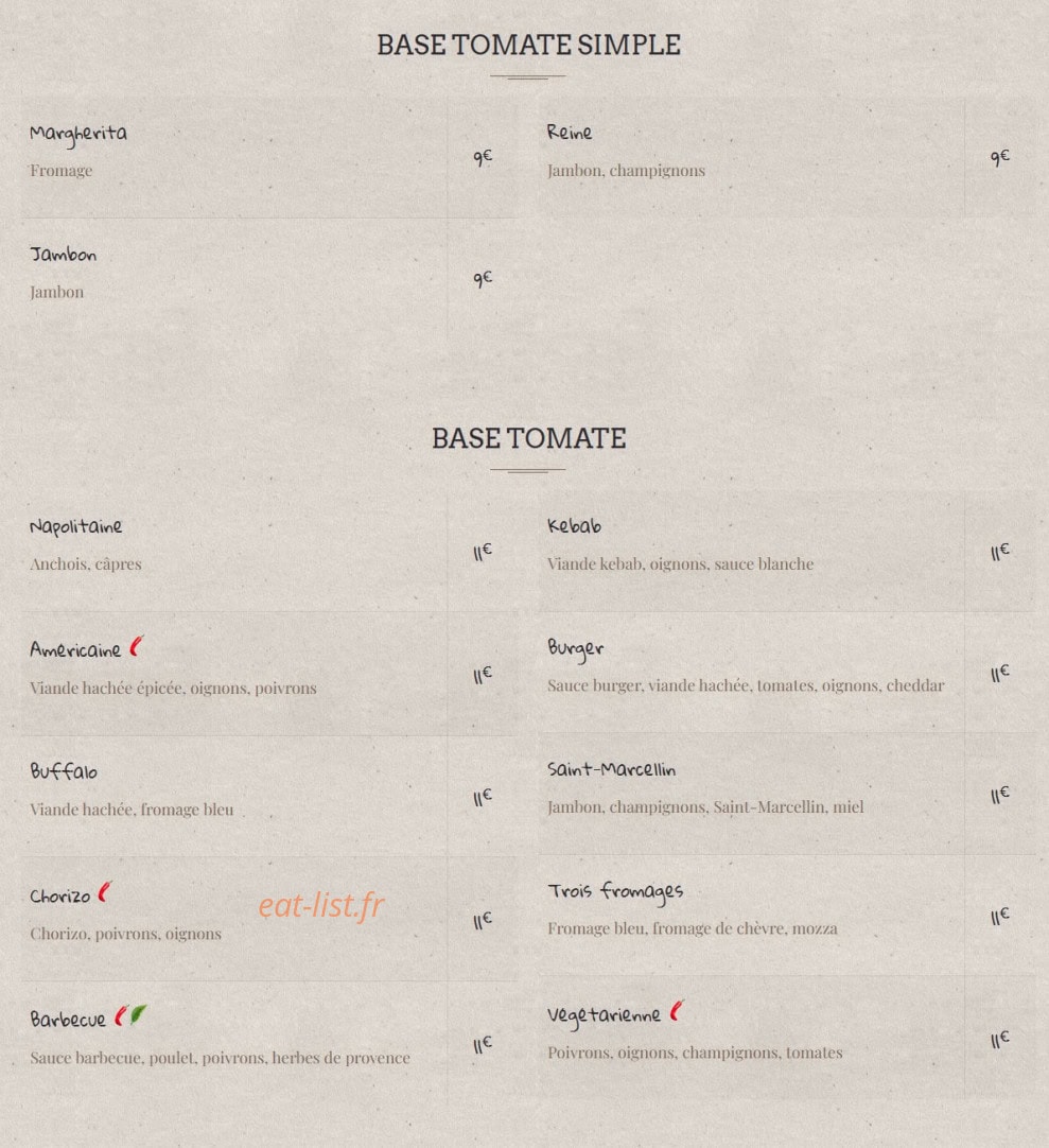 Le Cabistou — carte page 1