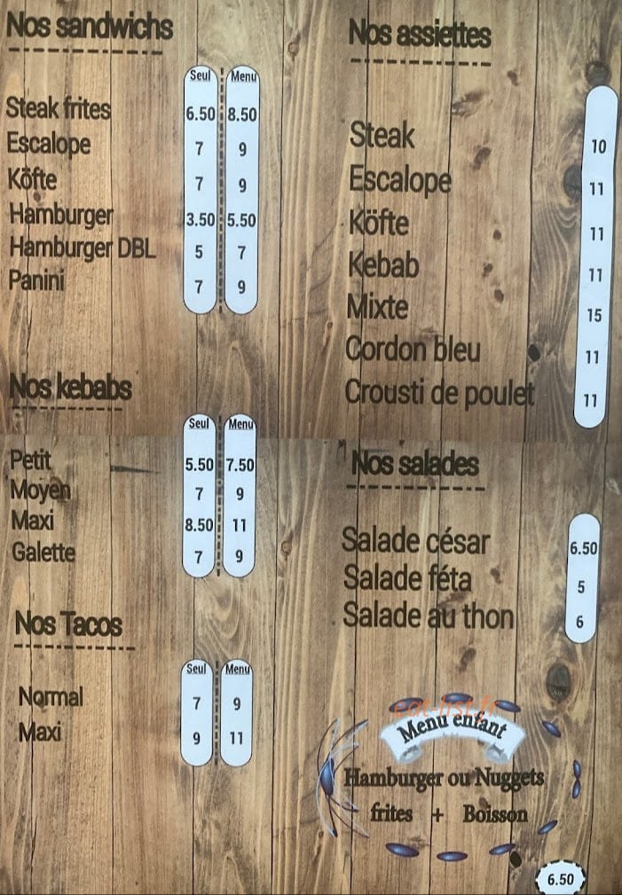 Snack le 07 — carte page 2