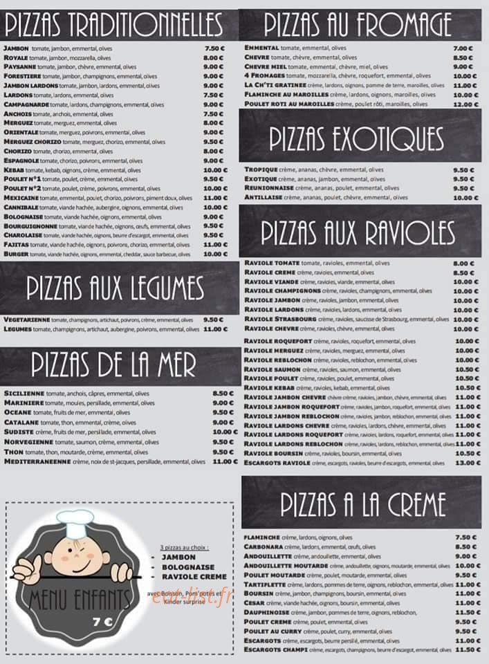 César pizza — carte page 2